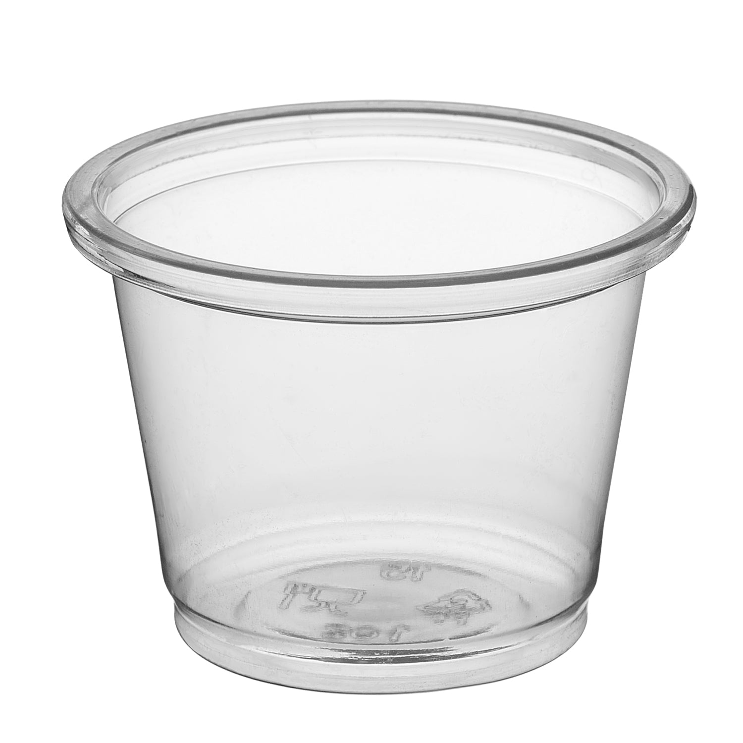 1 oz Clear PP Plastic Portion Cups-2,500/Case