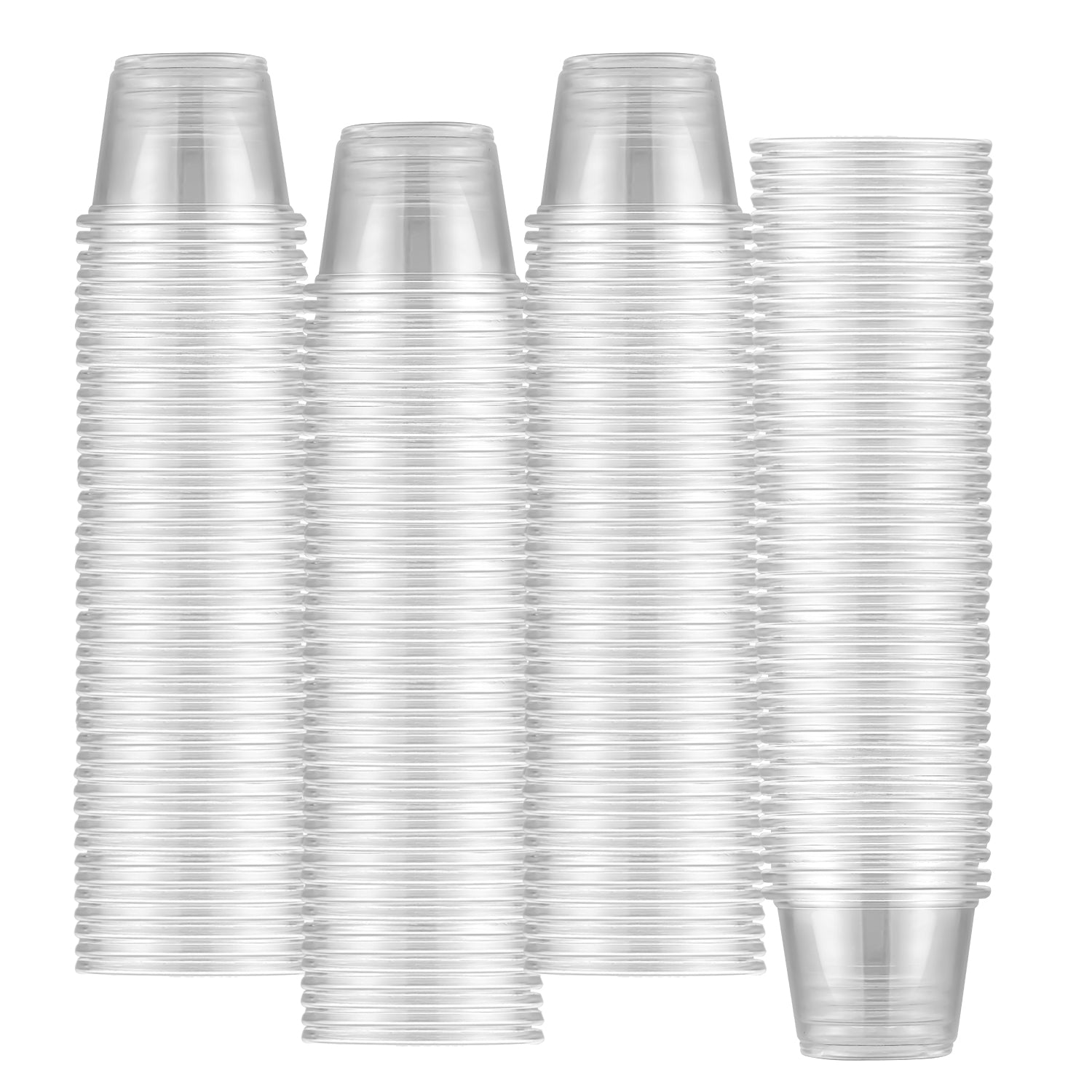 1 oz Clear PP Plastic Portion Cups-2,500/Case