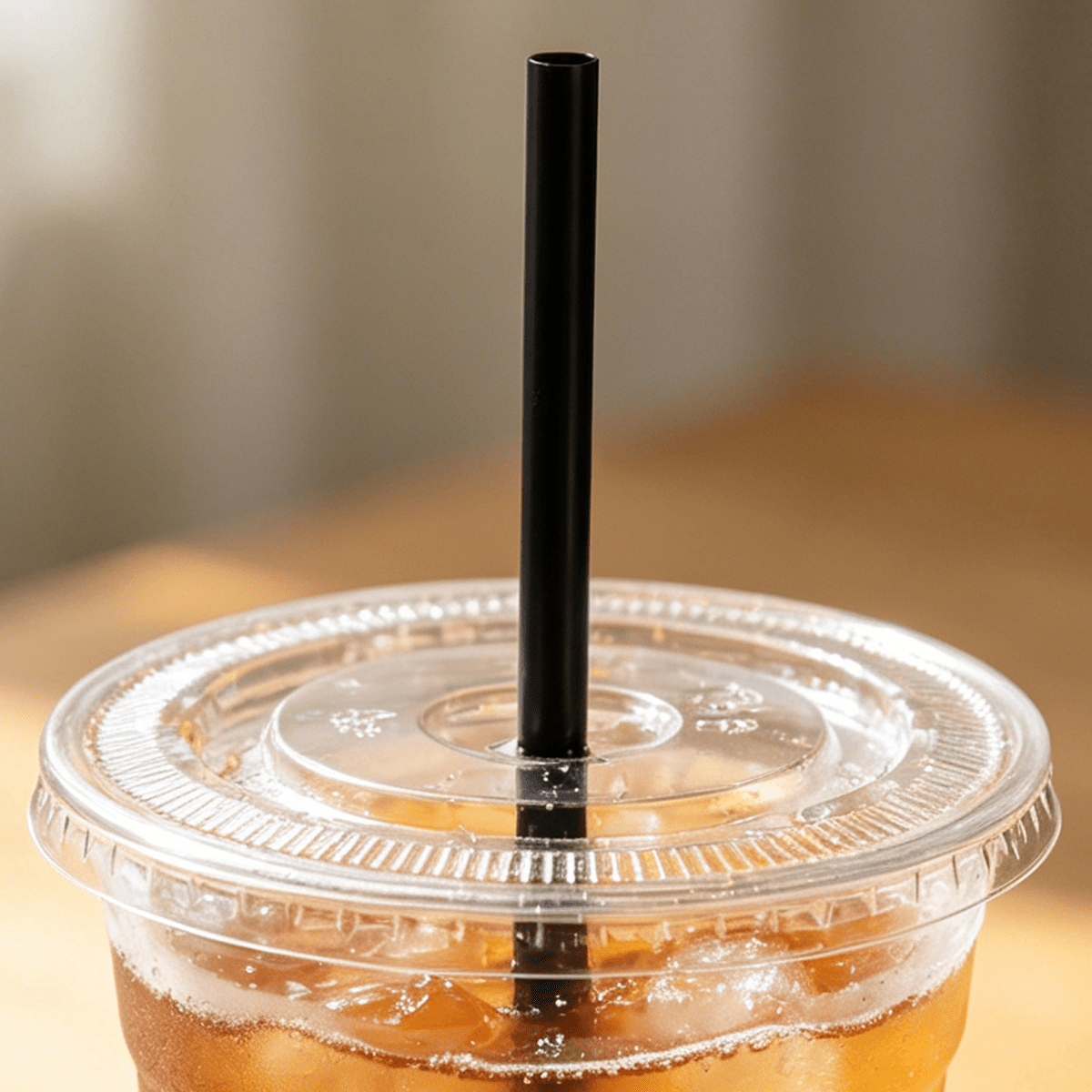 [2,000ct] 10.25" Giant Paper Wrapped Straw | Black - Biocean by Danube BlueBiocean