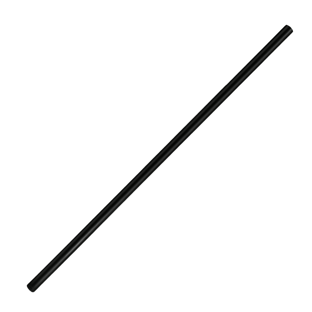 [2,000ct] 10.25" Giant Paper Wrapped Straw | Black - Biocean by Danube BlueBiocean