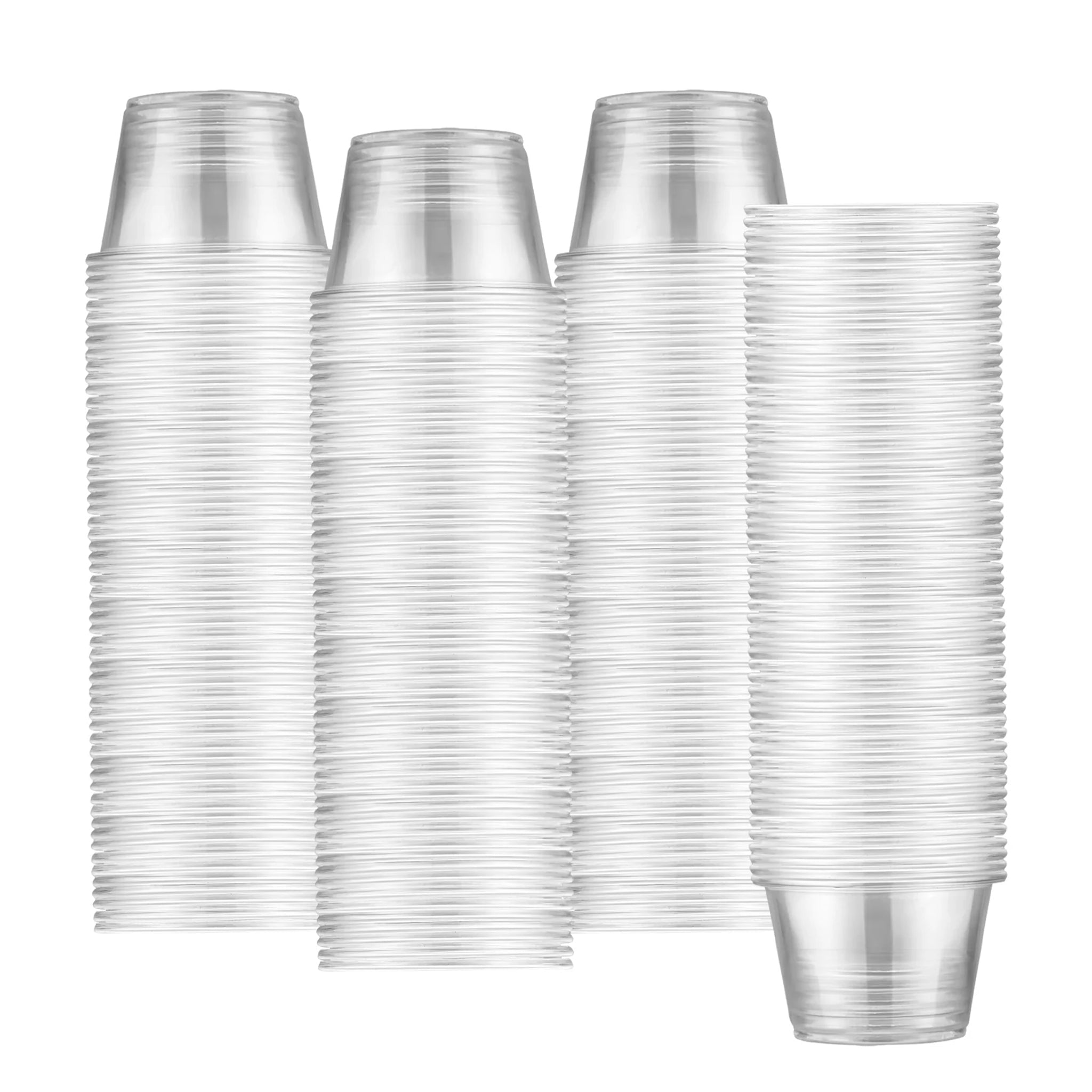 [2,000ct] 4 oz PP Plastic Portion Cups with PET Lids| Clear - Biocean by Danube BlueBiocean