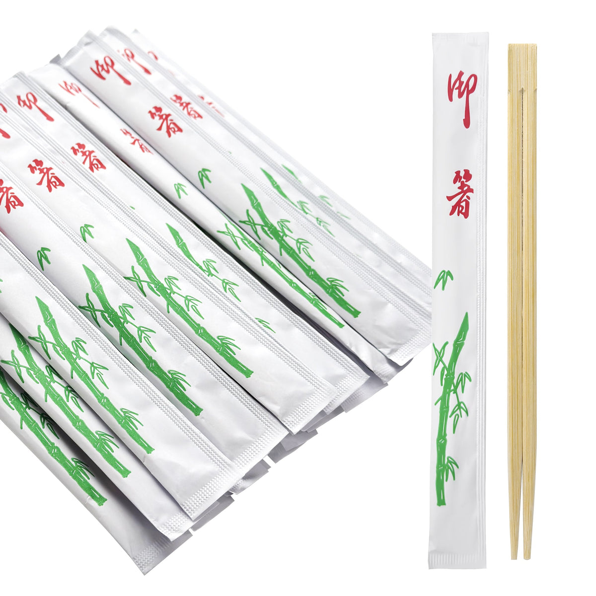 [2,000ct] 9" Twin Paper-Wrapped Bamboo Chopsticks - Biocean by Danube BlueBiocean