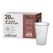 [600 ct] 20 oz PET Cold Cups | 98mm | Clear