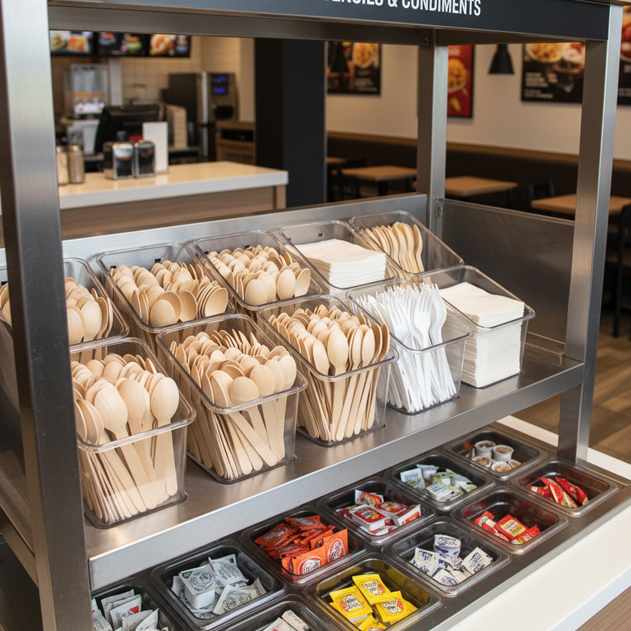 [1,000ct] 6.3" Compostable Wooden Spoon without wax | Brown