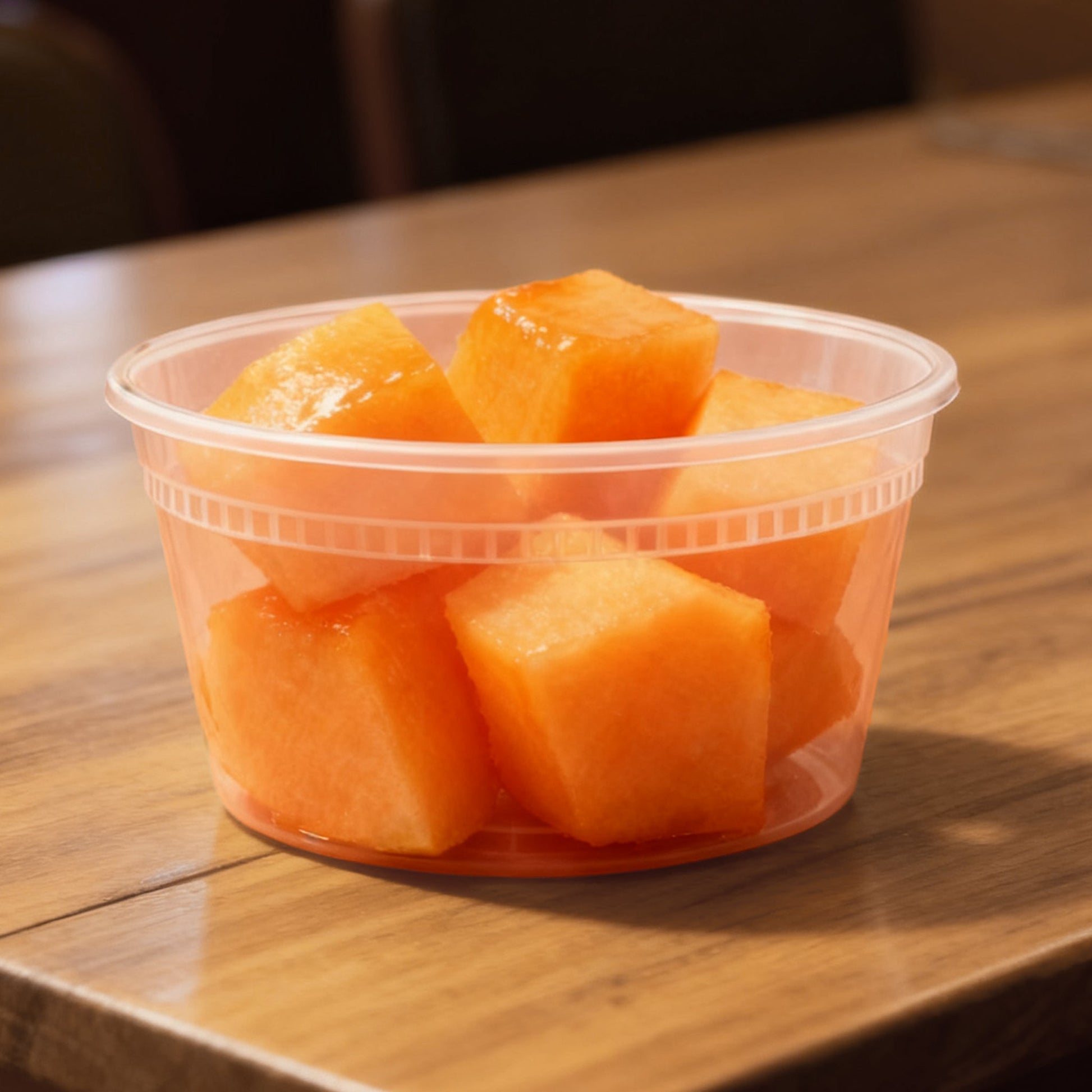 [240ct] 12 oz PP Plastic Heavy Duty Deli Containers with Lids | Microwavable | Clear - Biocean by Danube BlueBiocean