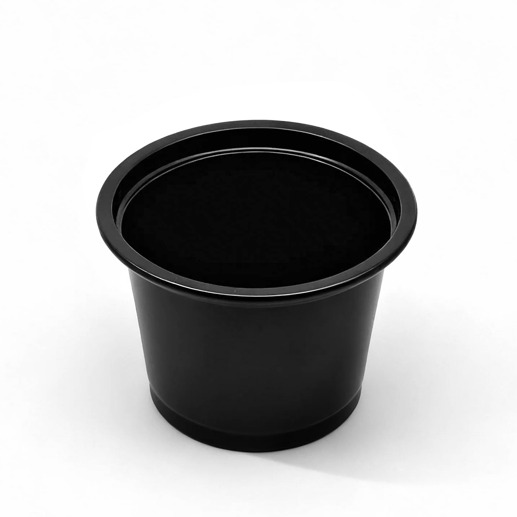[2,500ct] 1 oz PP Plastic Portion Cups | Black - Biocean by Danube BlueBiocean