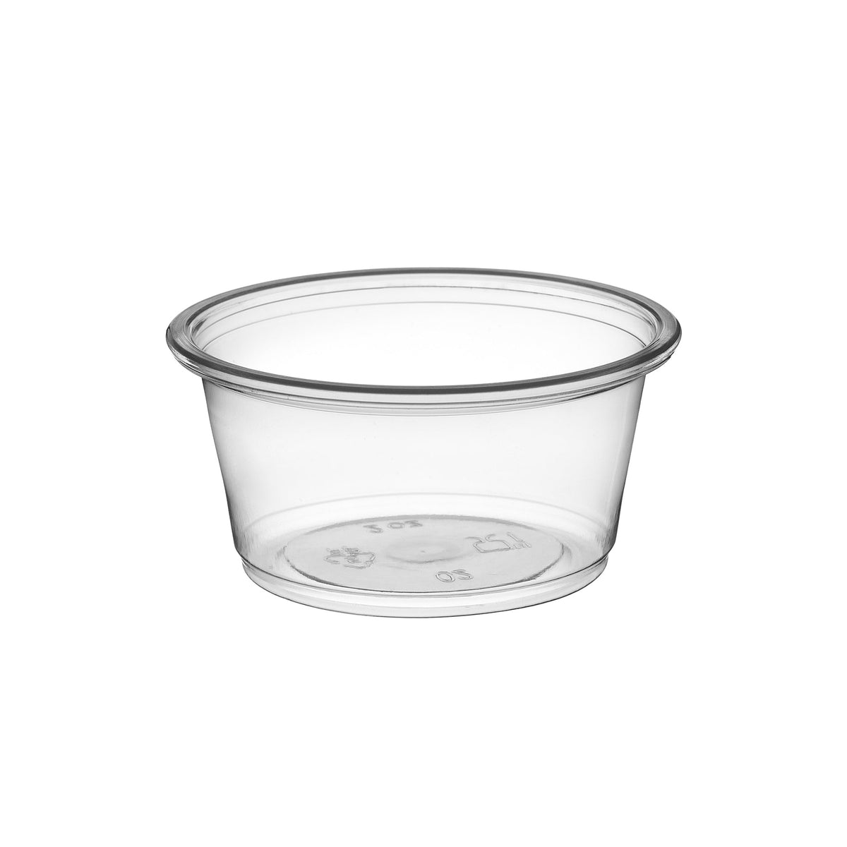 [2,500ct] 2 oz PP Plastic Portion Cups | Clear - Biocean by Danube BlueBiocean