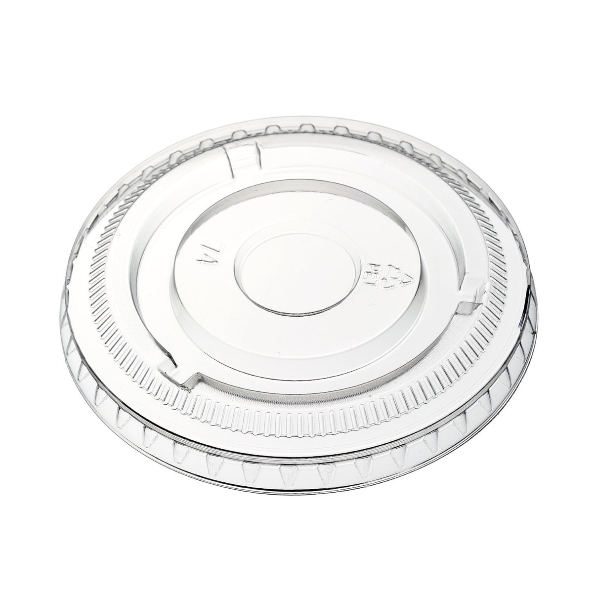 [2,500ct] 3.25-5.5oz PET Plastic Portion Cup Lids | Clear - Biocean by Danube BlueBiocean