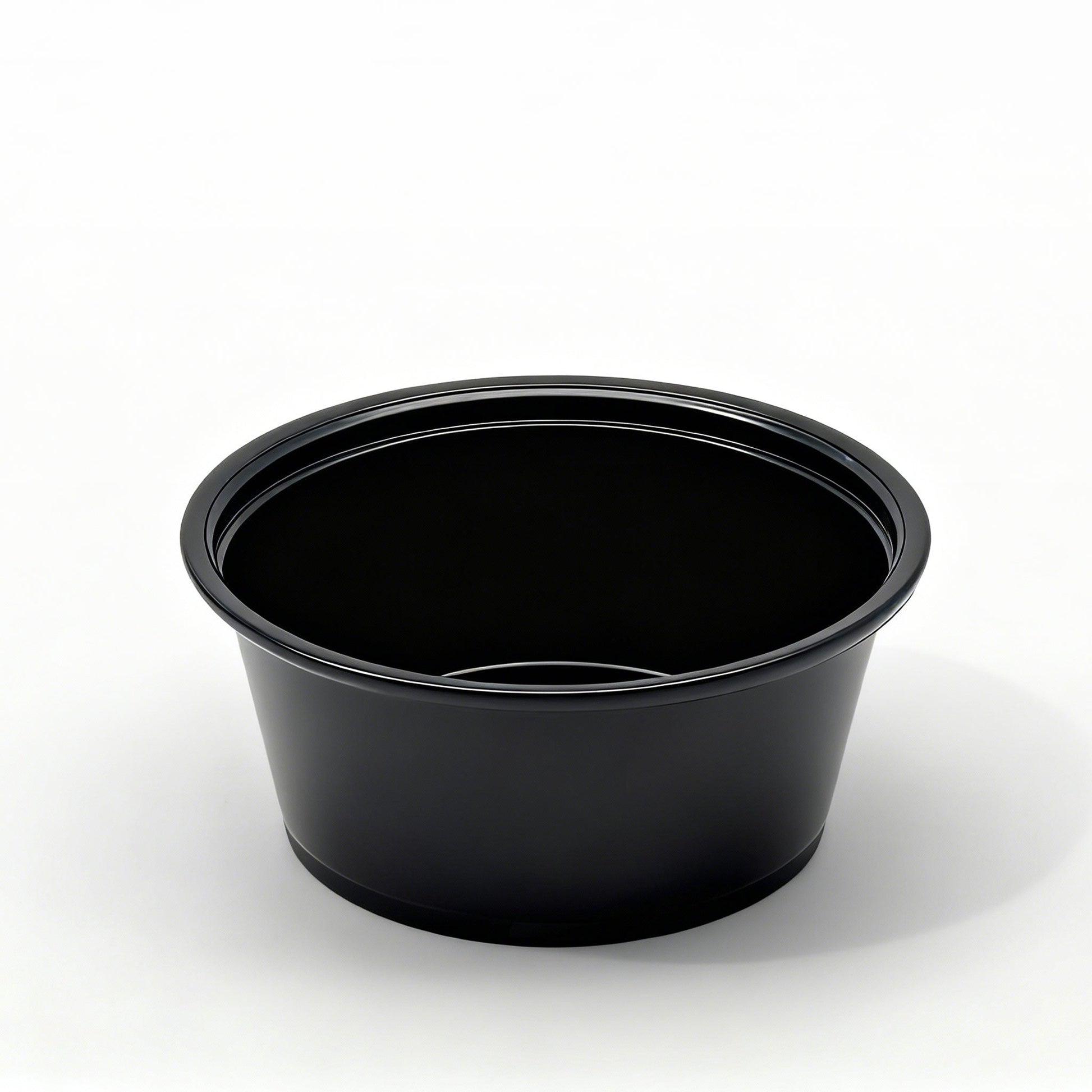 [2,500ct] 3.25 oz PP Plastic Portion Cups | Black - Biocean by Danube BlueBiocean