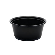 [2,500ct] 3.25 oz PP Plastic Portion Cups | Black - Biocean by Danube BlueBiocean