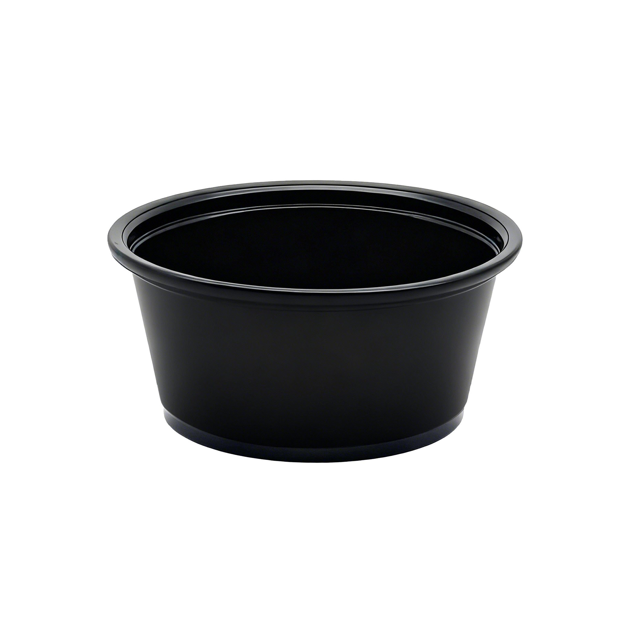 [2,500ct] 3.25 oz PP Plastic Portion Cups | Black - Biocean by Danube BlueBiocean