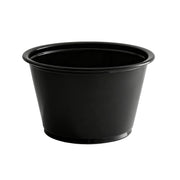 [2,500ct] 4 oz PP Plastic Portion Cups | Black - Biocean by Danube BlueBiocean