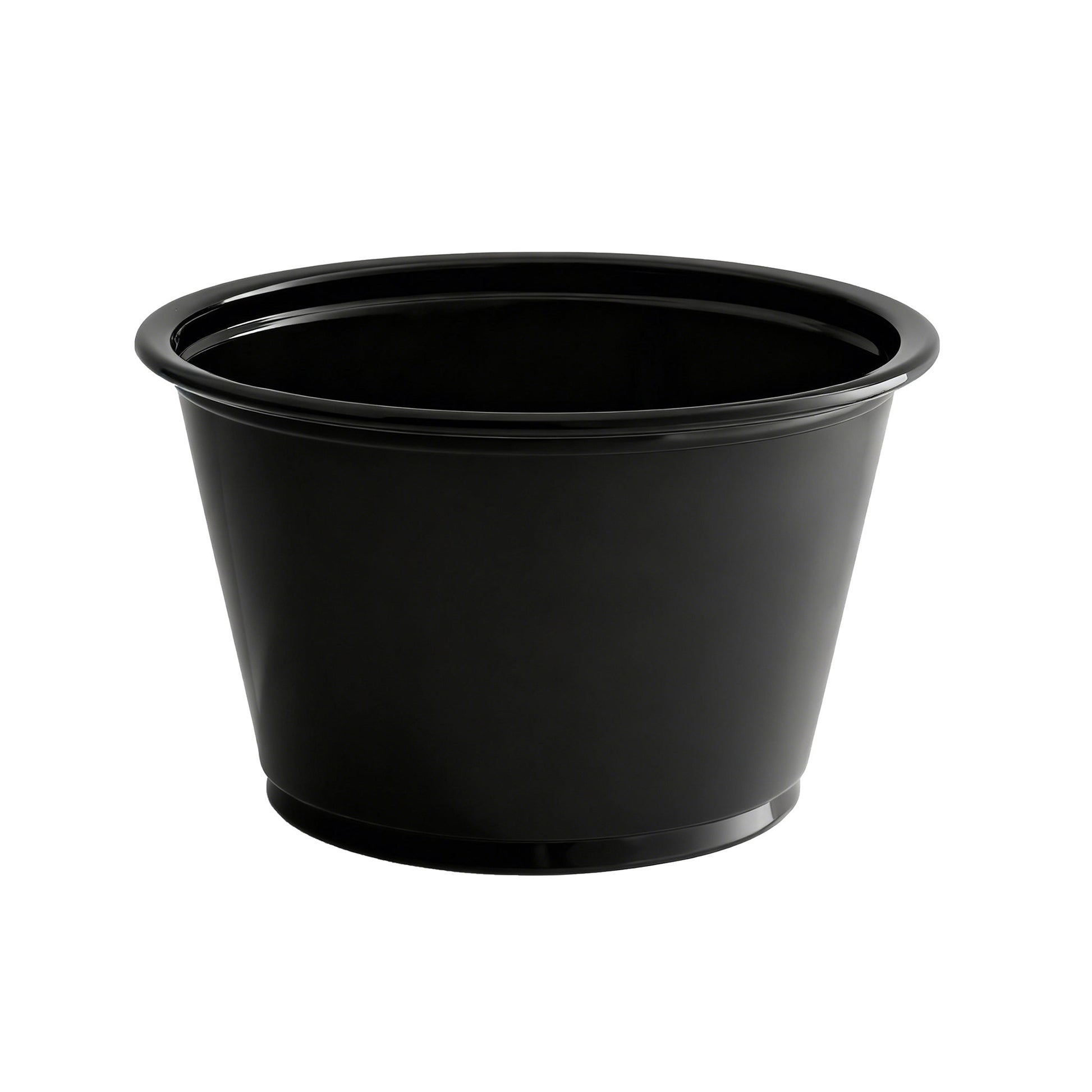 [2,500ct] 4 oz PP Plastic Portion Cups | Black - Biocean by Danube BlueBiocean