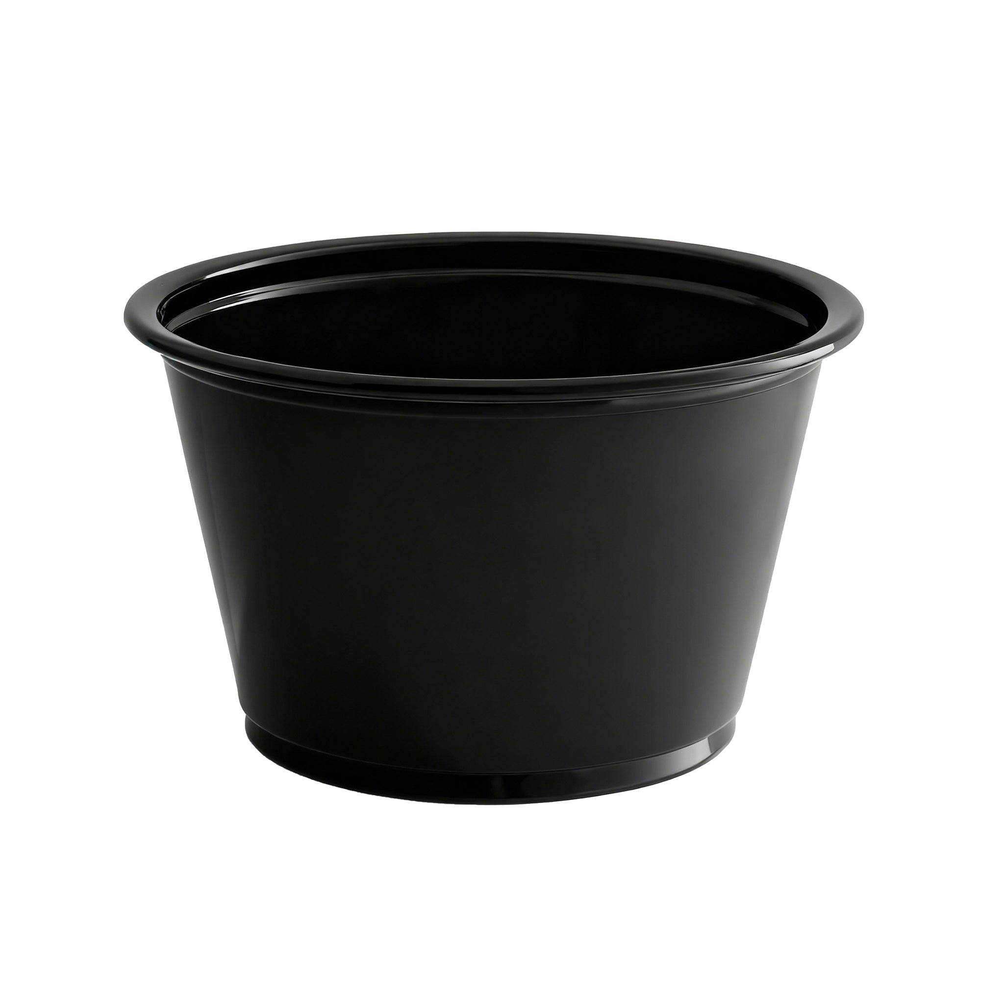 [2,500ct] 4 oz PP Plastic Portion Cups | Black - Biocean by Danube BlueBiocean