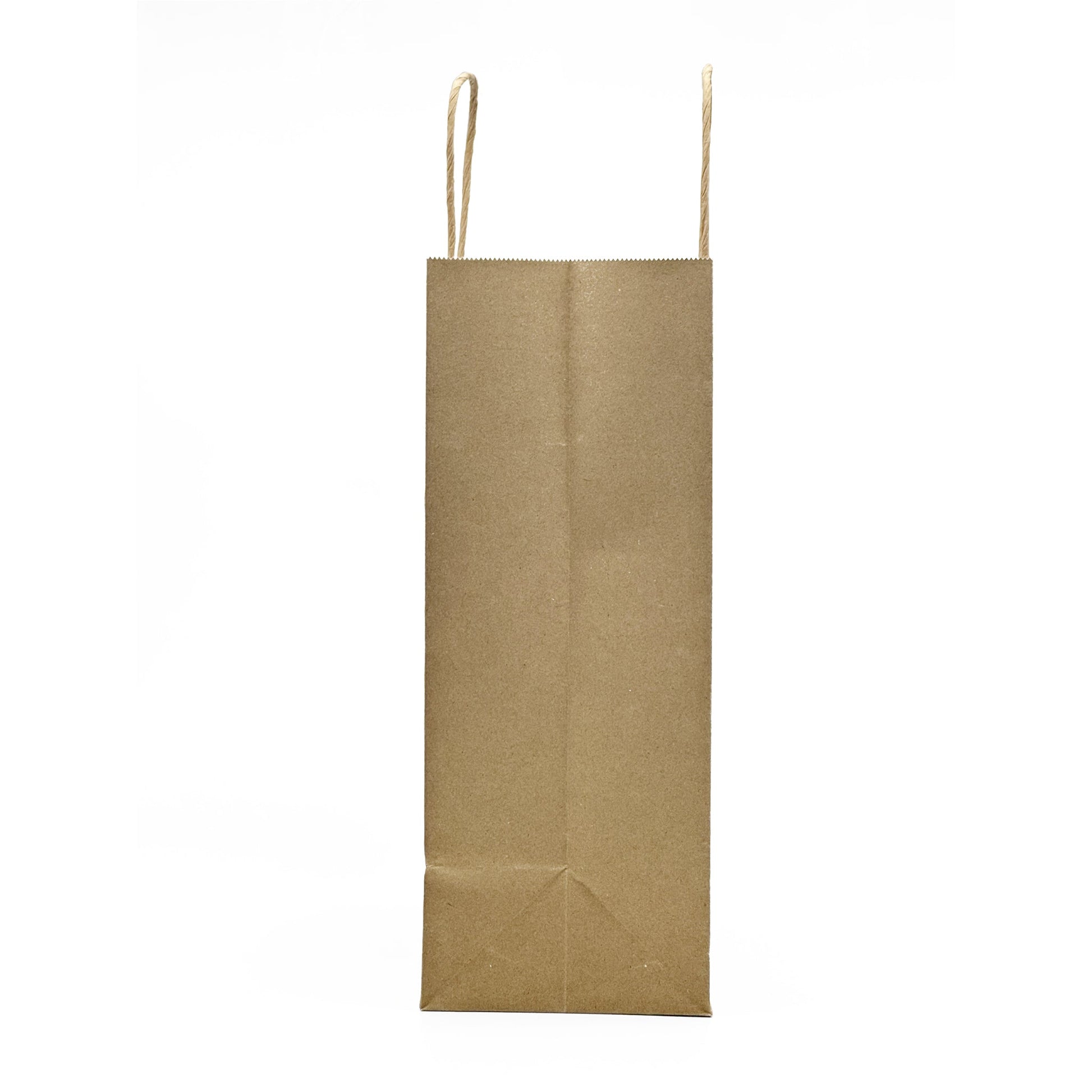 [250ct] 10" x 5"x 13 " Kraft Paper Customizable Shopping Bags with Handles | Natural - Biocean by Danube BlueBiocean