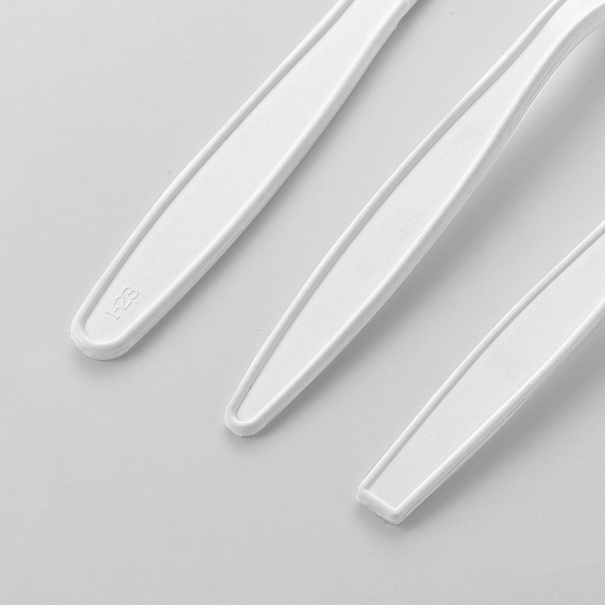 [250ct] PP Plastic Extra Heavy Weight Cutlery Kits(Knife,Fork,Tea Spoon,Napkin) | White - Biocean by Danube BlueBiocean