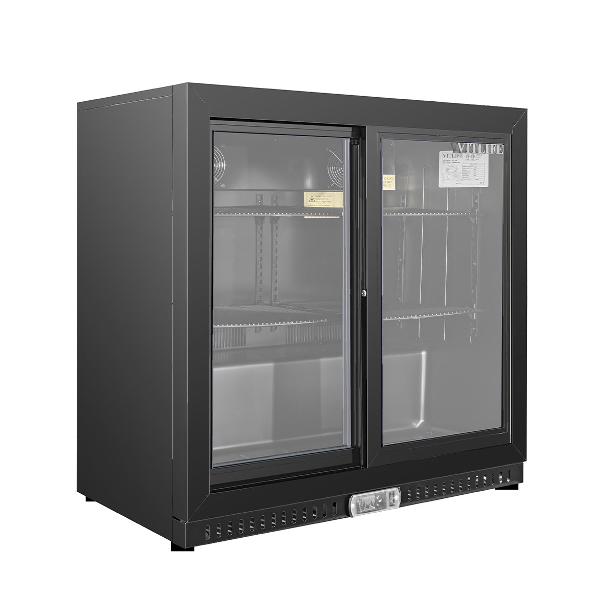 Vitlife Commercial VBBD-238S 35" Back Bar Cooler, 7.5 Cu Ft