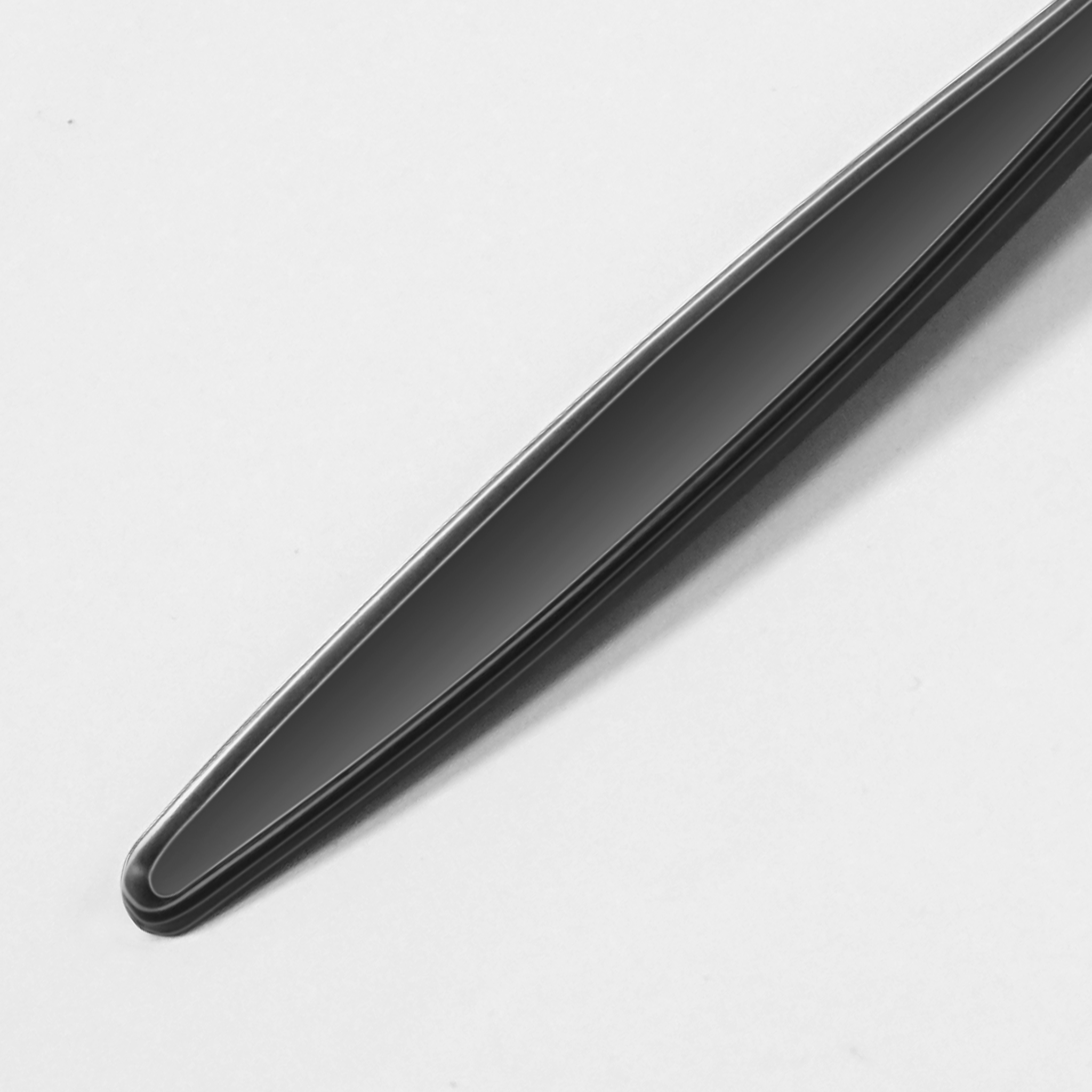 [1,000ct]  PP Plastic Extra Heavy Weight Wrapped Forks | Black