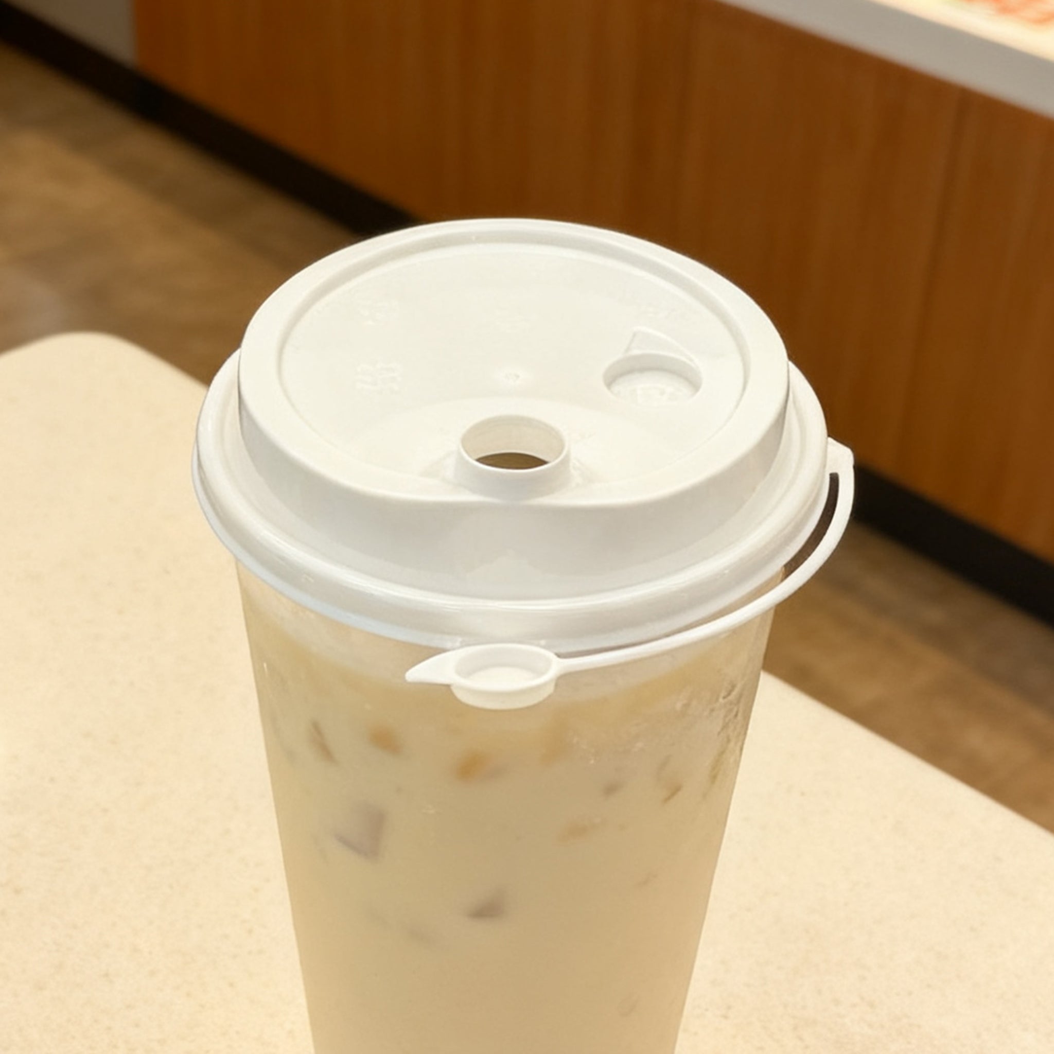 [1,000 ct] PP Plastic Sipper Dome Lids | 90 mm | White