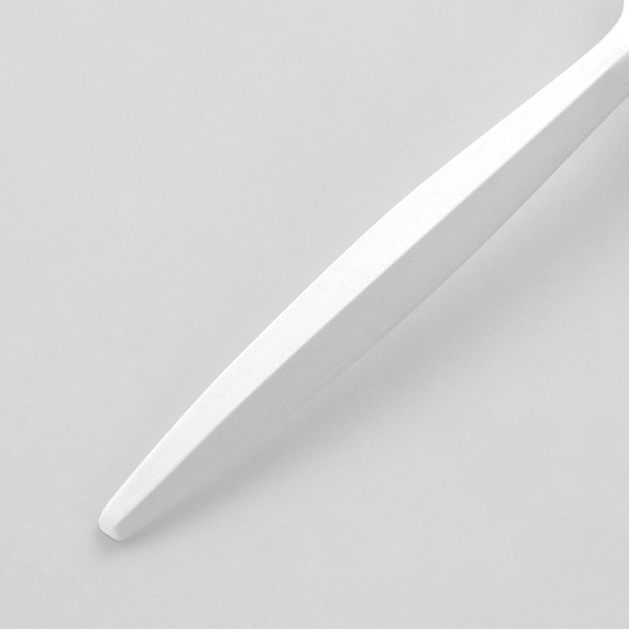 [1,000ct]  PP Plastic Medium Weight Spork | White
