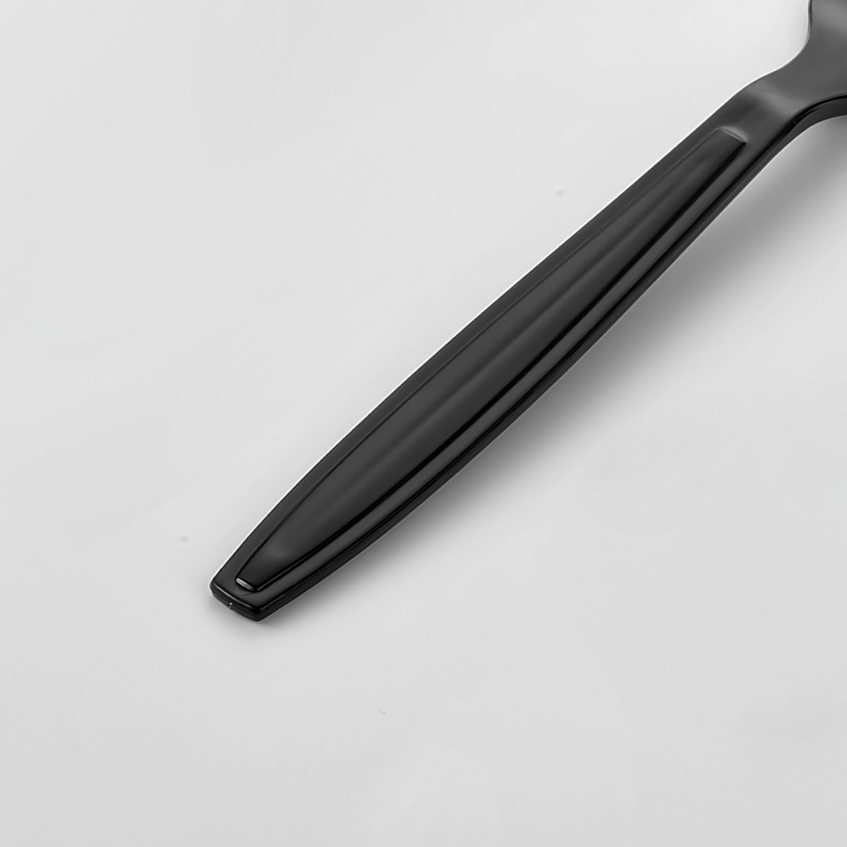 [1,000 ct] PS Plastic Extra Heavy Weight Forks | Black
