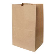 [400ct] 8.46"×6.1"×13.39" Kraft Paper Customize Now Bag | Natural