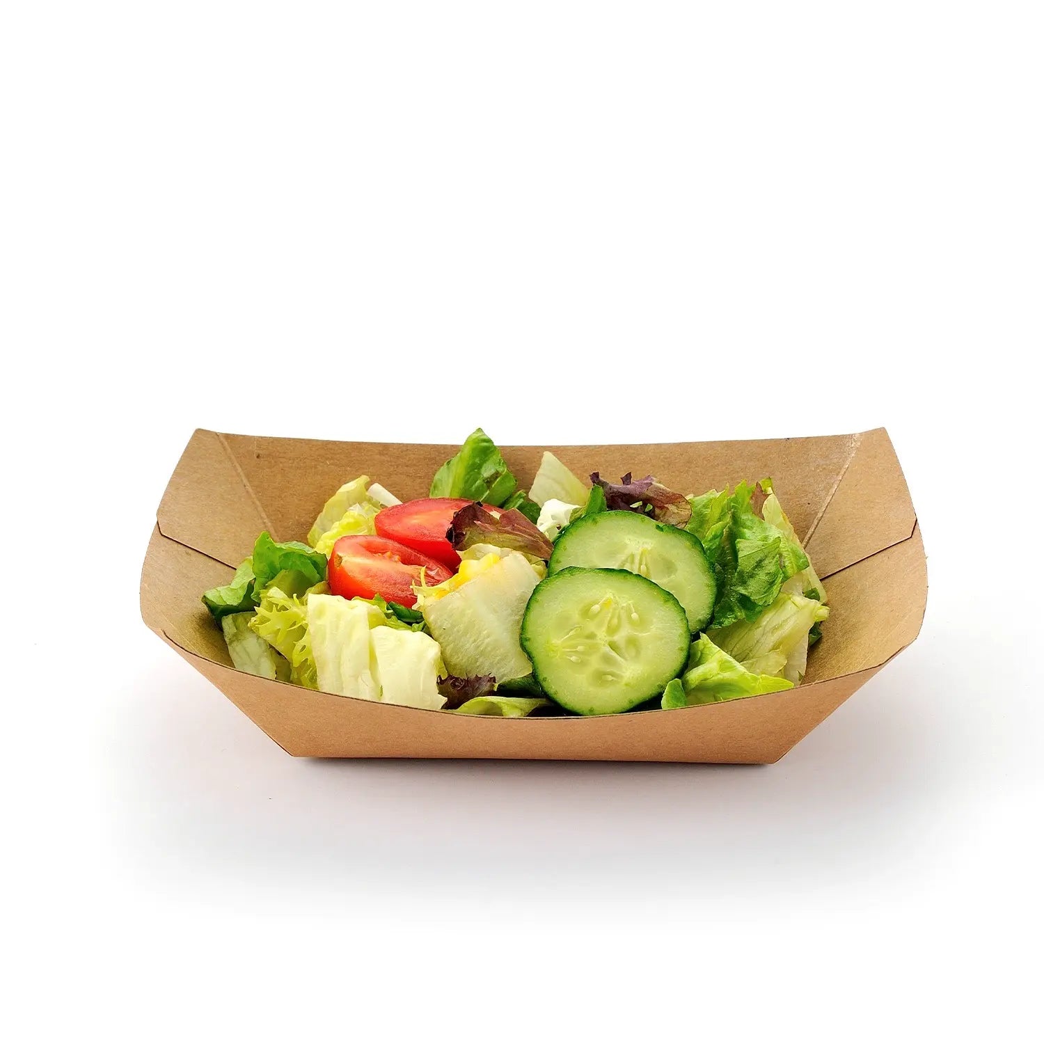 3lb Kraft Paper Food Trays- 500/Case