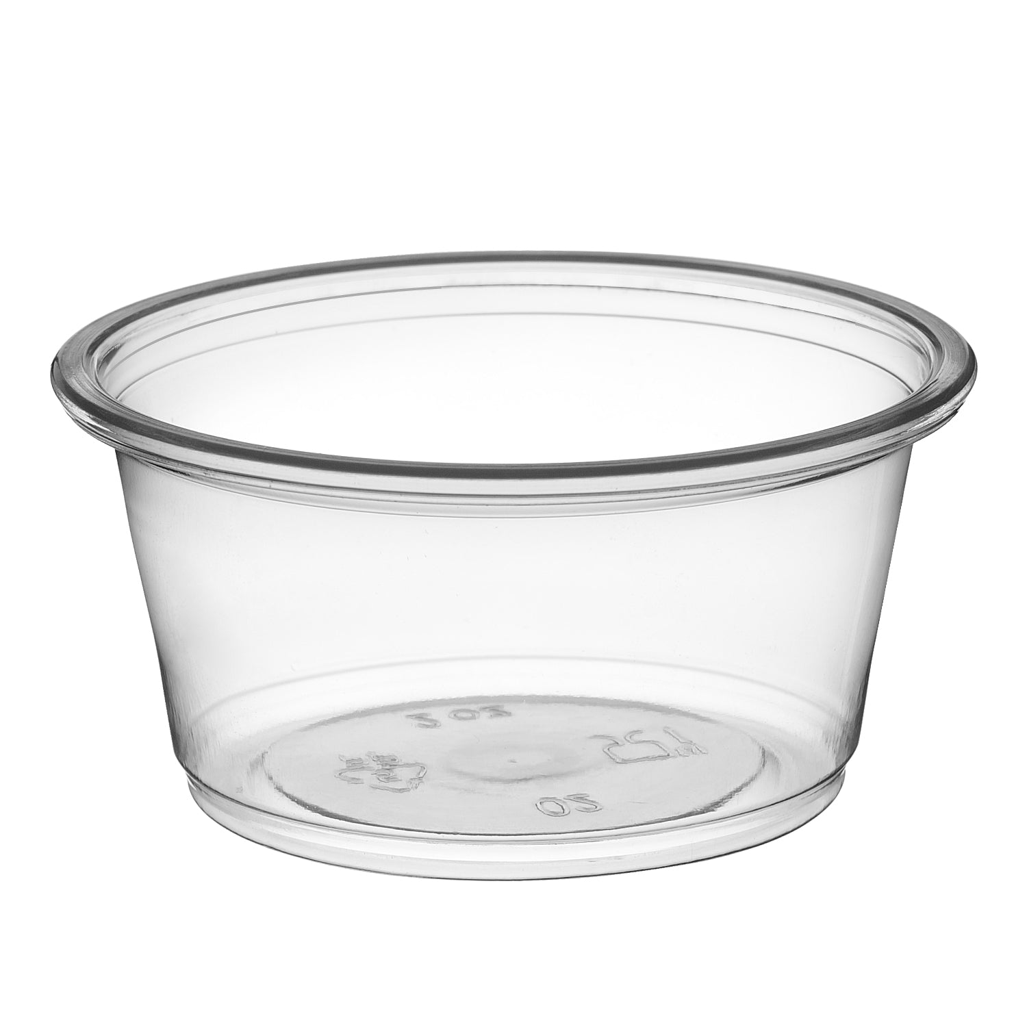 2 oz Clear PP Plastic Portion Cups-2,500/Case