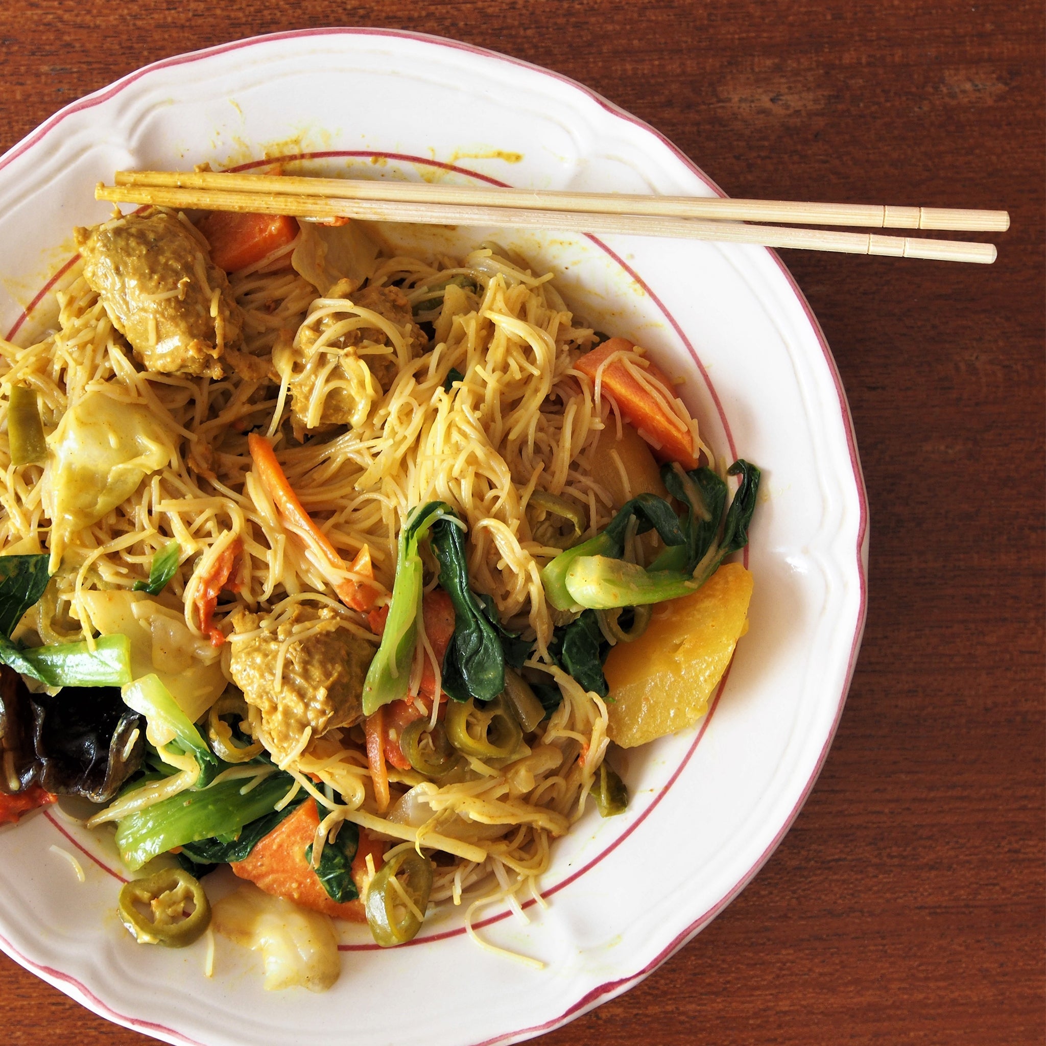 [3,000ct] 7.8" Plastic Wrapped Bamboo Round Chopsticks - Biocean by Danube BlueBiocean