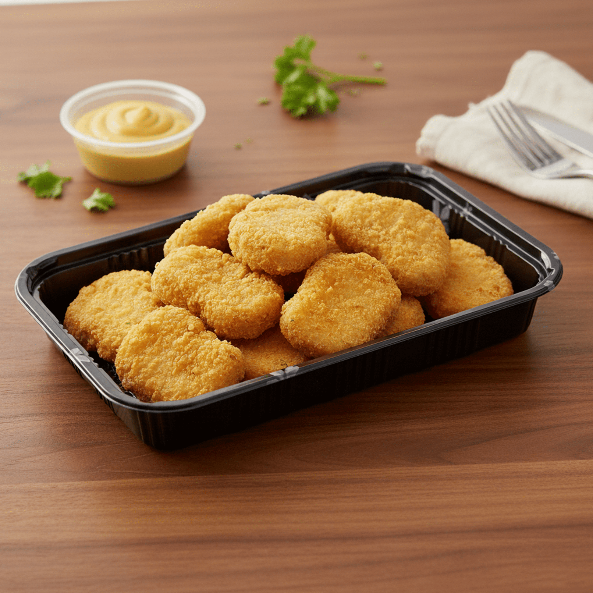 [300ct] 9 1/7" x 6 2/5" PS Plastic Rectangular Food Containers & Lids | Black - Biocean by Danube BlueBiocean