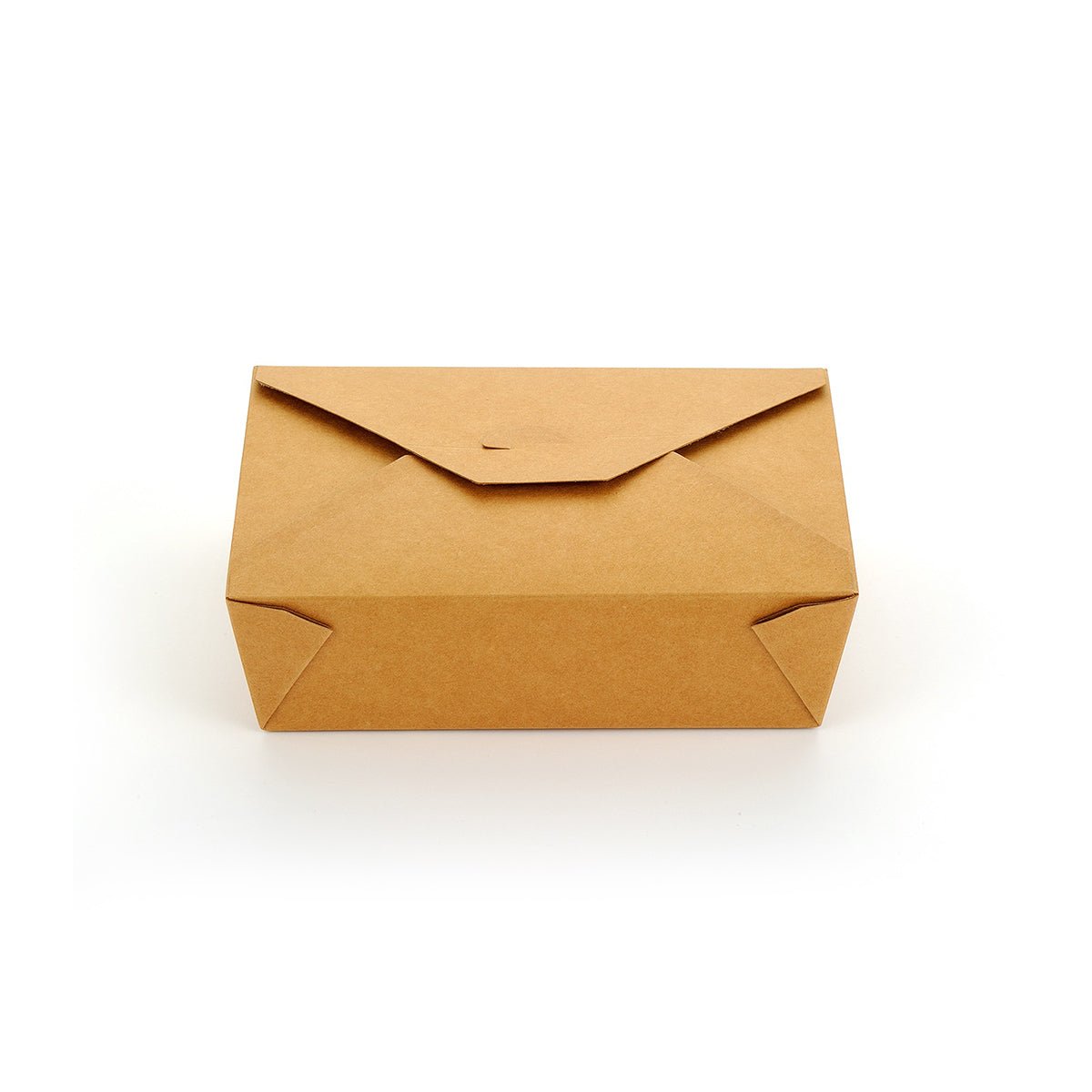 [300ct] Kraft Microwavable Folded Paper 8 Take - Out Containers | 48oz - Biocean by Danube BlueBiocean