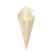[1,000ct] 3" Disposable Wooden Cone | Brown