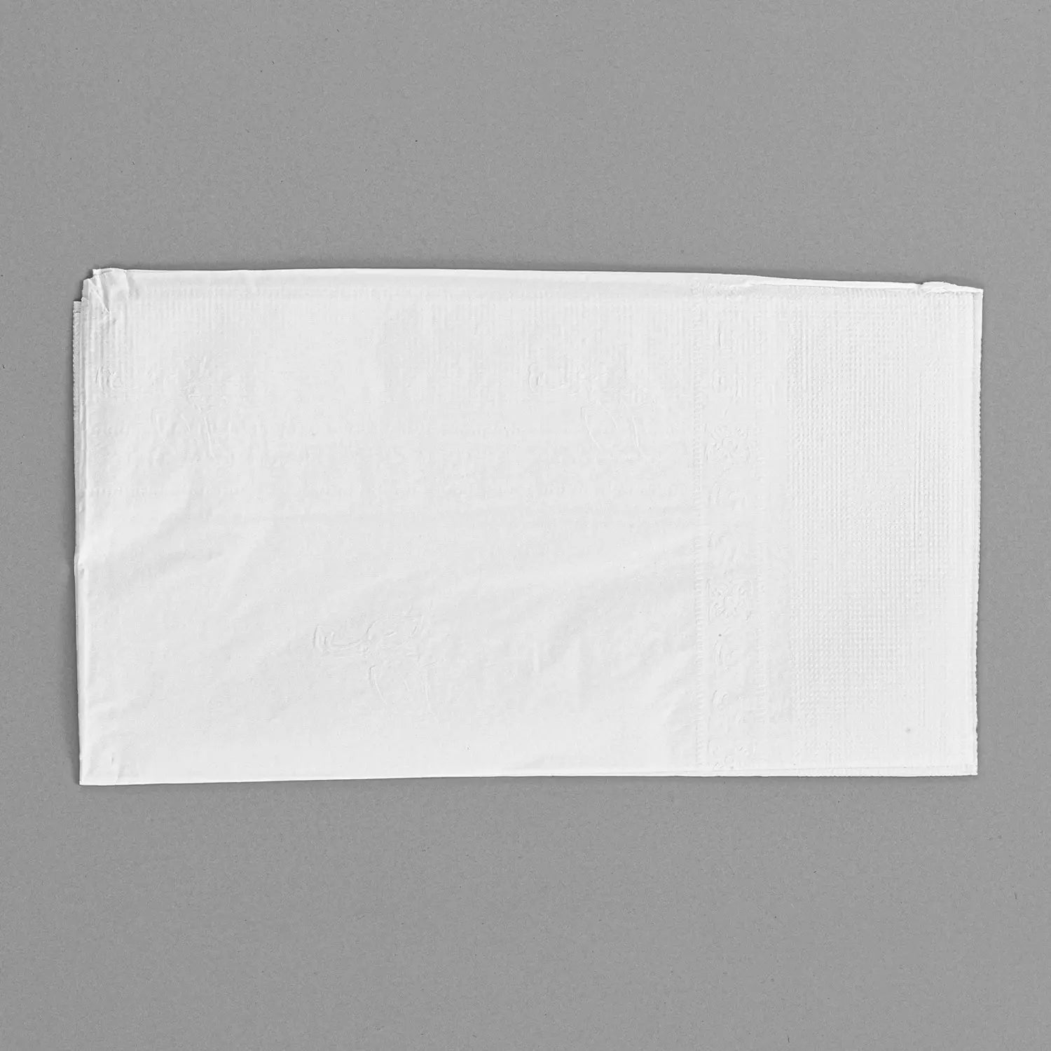 15" x 17" White 2-Ply 1/8 Fold Dinner Napkins-3,000/Case