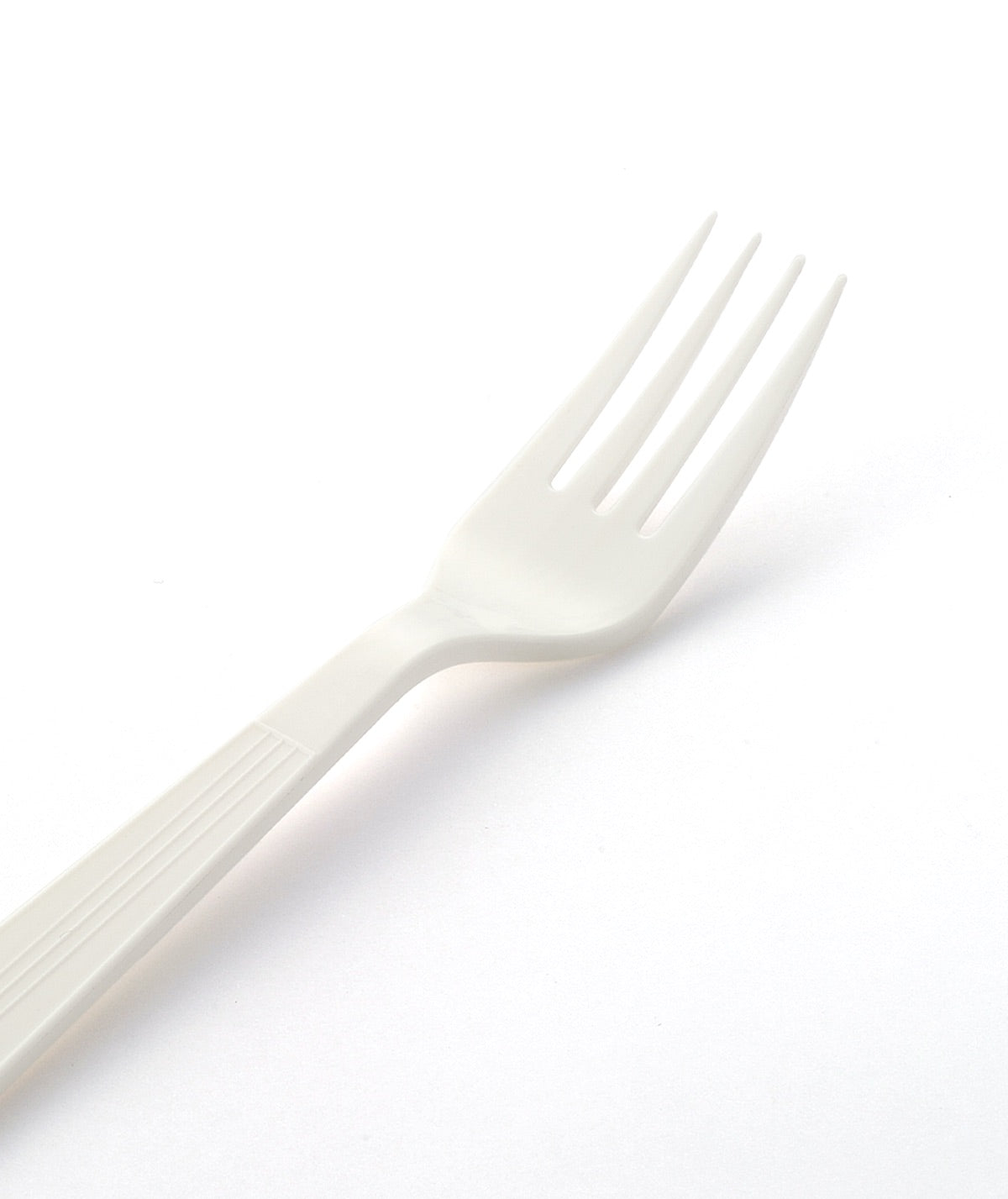 [1,000 ct] Danube Blue PP Plastic Heavy Weight  Forks | White