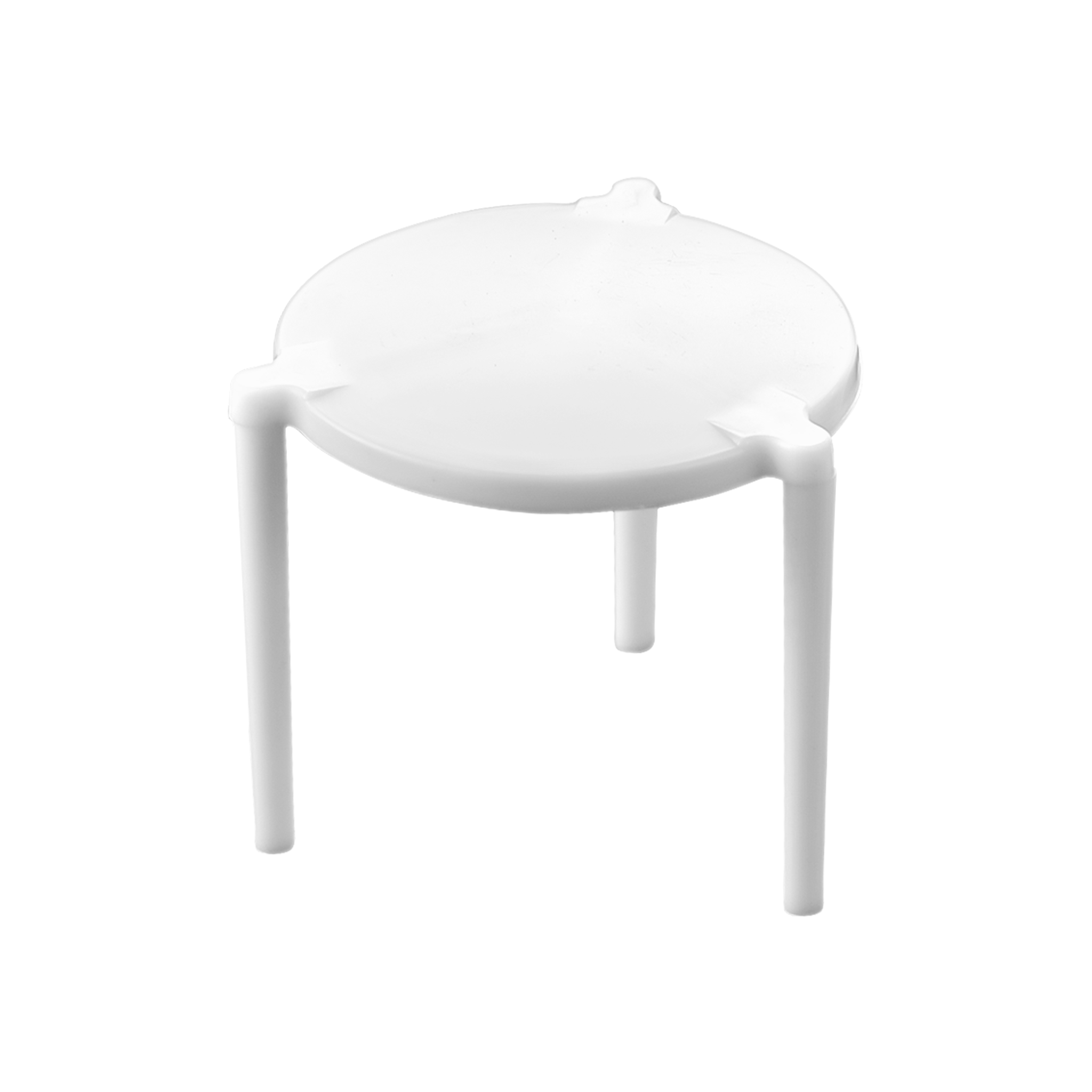 [10,00ct] 1.5" PP Plastic Medium weight Pizza Saver | White