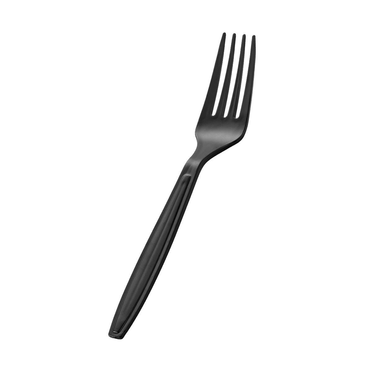 [600 ct] PS Plastic Extra Heavy Weight Forks | Black