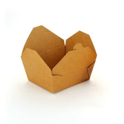 [200ct] 65oz Kraft Paper Take-Out Boxes