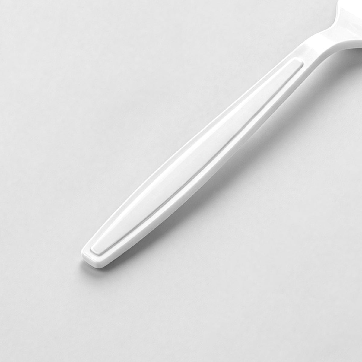 [1,000 ct] PS Plastic Extra Heavy Weight Forks | White