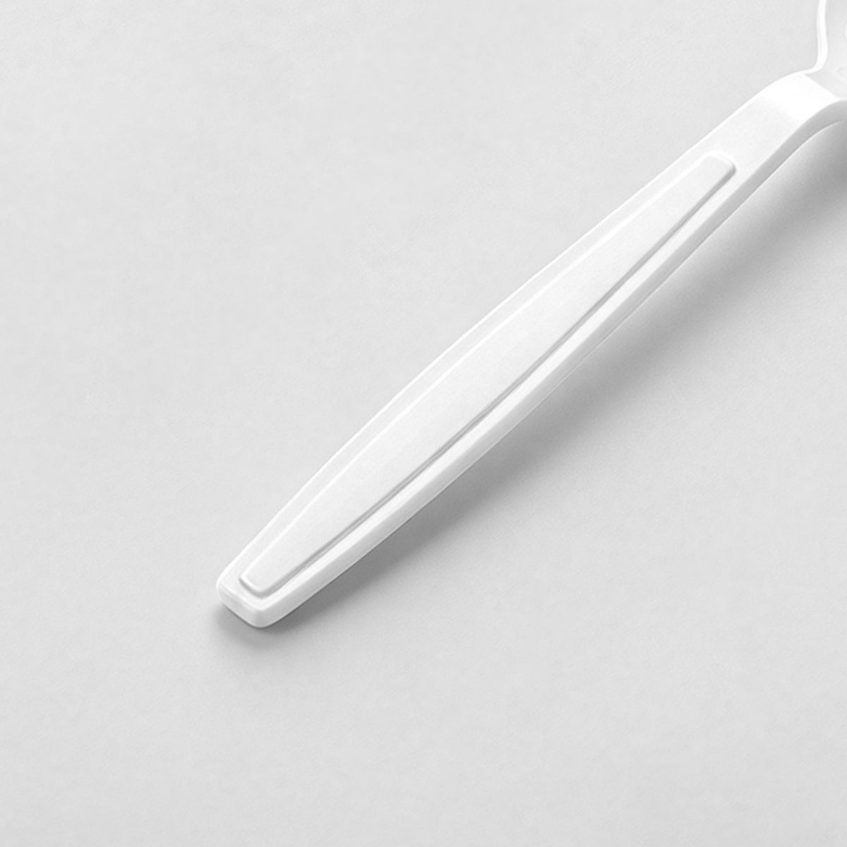 [1,000ct] PS Plastic Extra Heavy Weight Tea Spoons | White