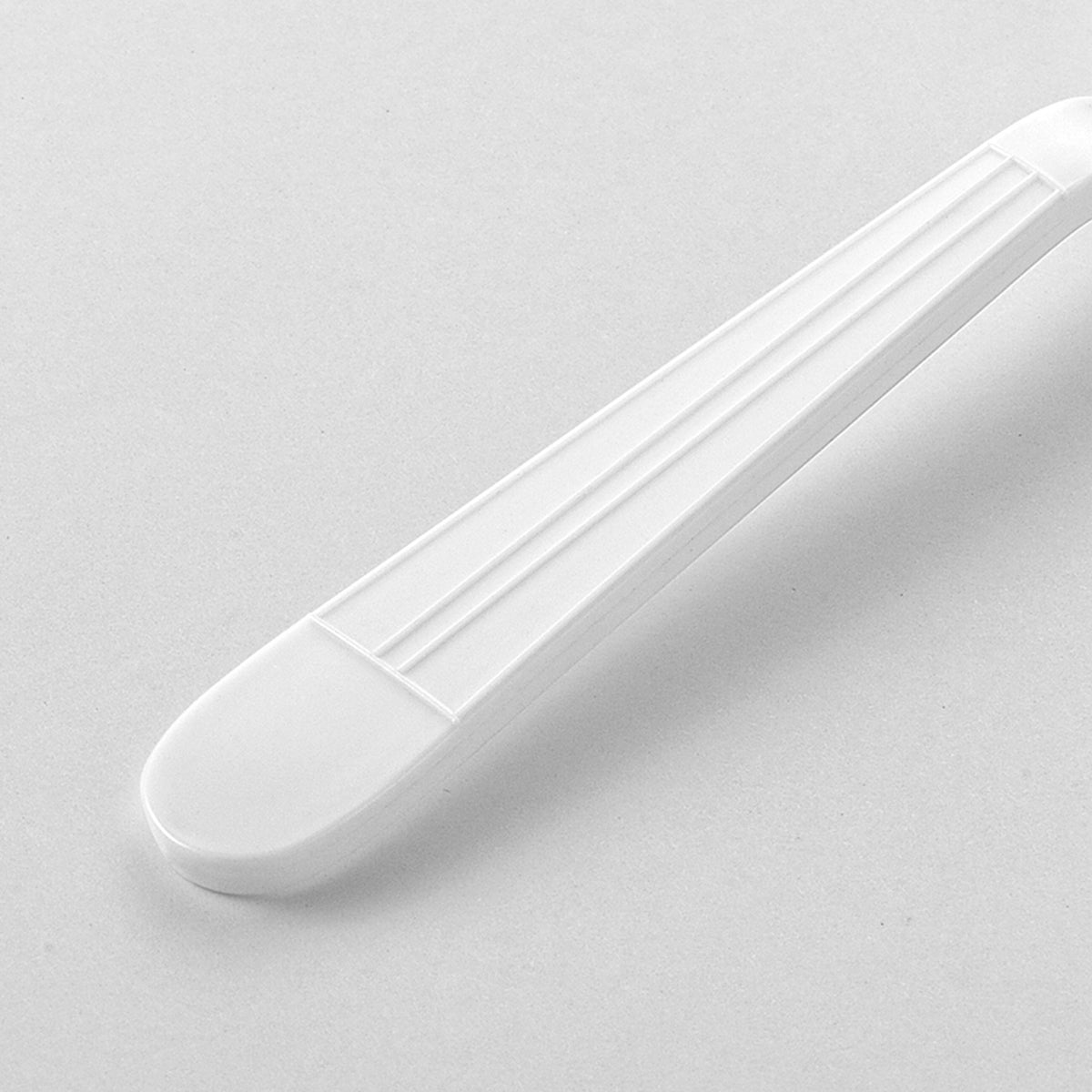 [1,000ct] PP Plastic Heavy Weight Wrapped Tea Spoons | White
