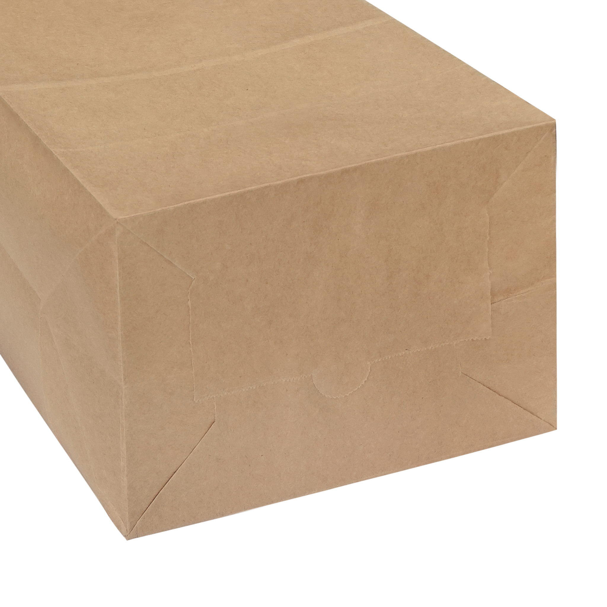 [400ct] 8.46"×6.1"×13.39" Kraft Paper Customize Now Bag | Natural