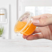2oz PET Plastic Portion Cup Lids-2,500/Case