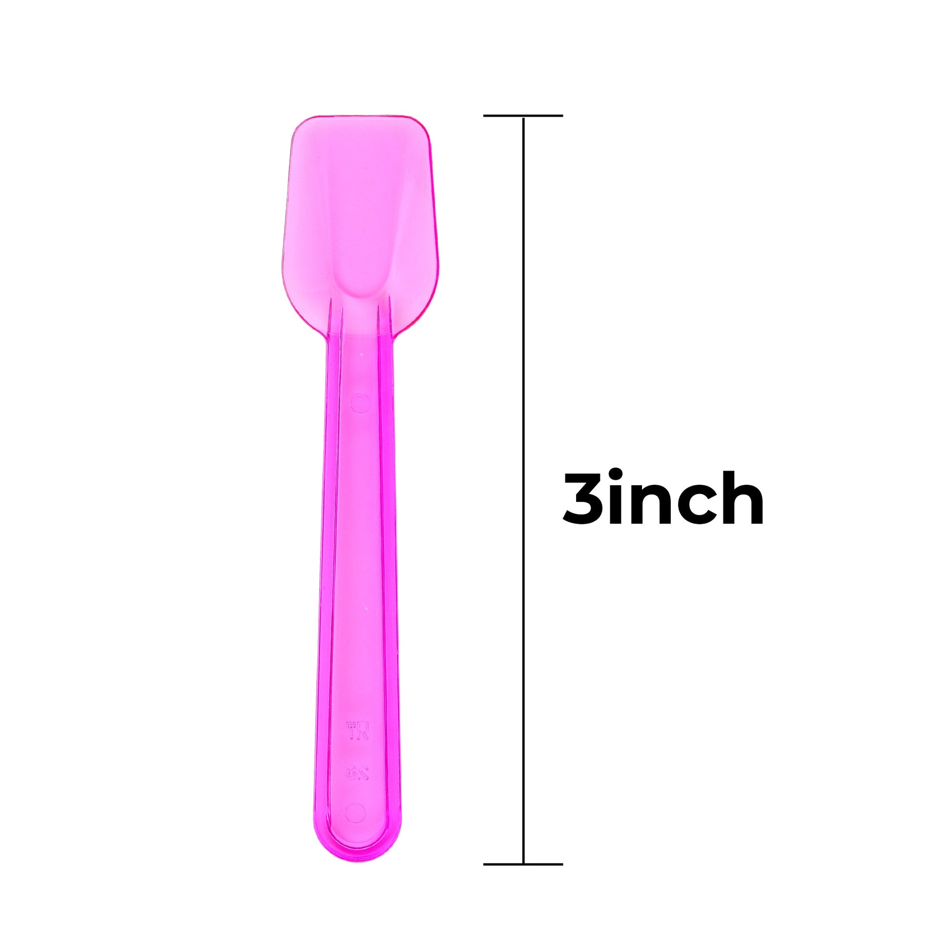 [4,000 ct] 3" PS Plastic Gelato Spoons | Assorted Colors - Biocean by Danube BlueBiocean