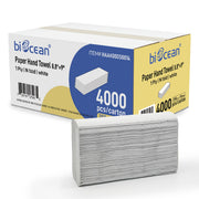 [4,000ct] 8.8" x 9" Multifold Paper Hand Towel | White - Biocean by Danube BlueBiocean