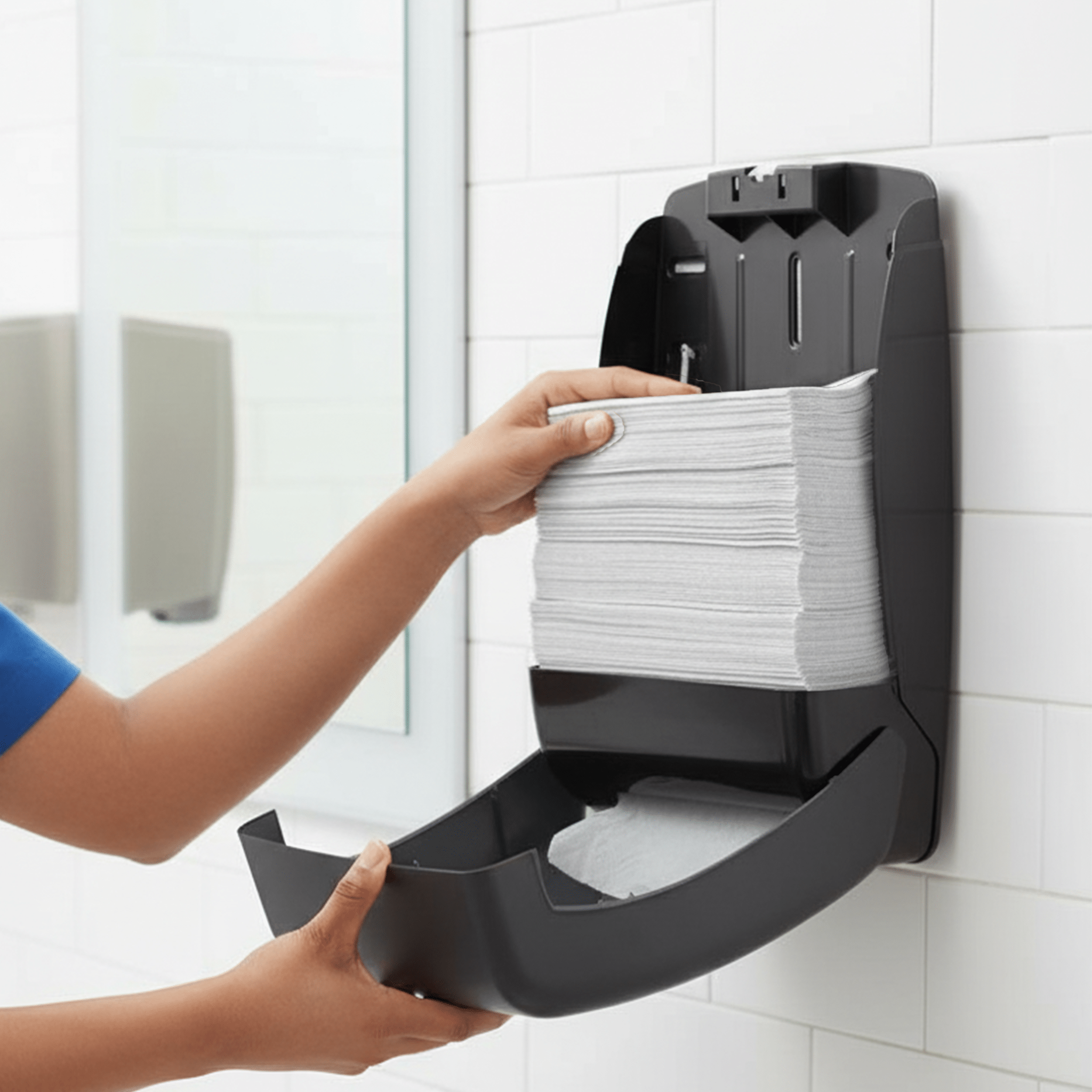 [4,000ct] 8.8" x 9" Multifold Paper Hand Towel | White - Biocean by Danube BlueBiocean