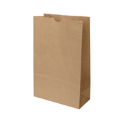 [400ct] 6.1"×3.75"×10.83" Kraft Paper Bag | Natural - Biocean by Danube BlueBiocean