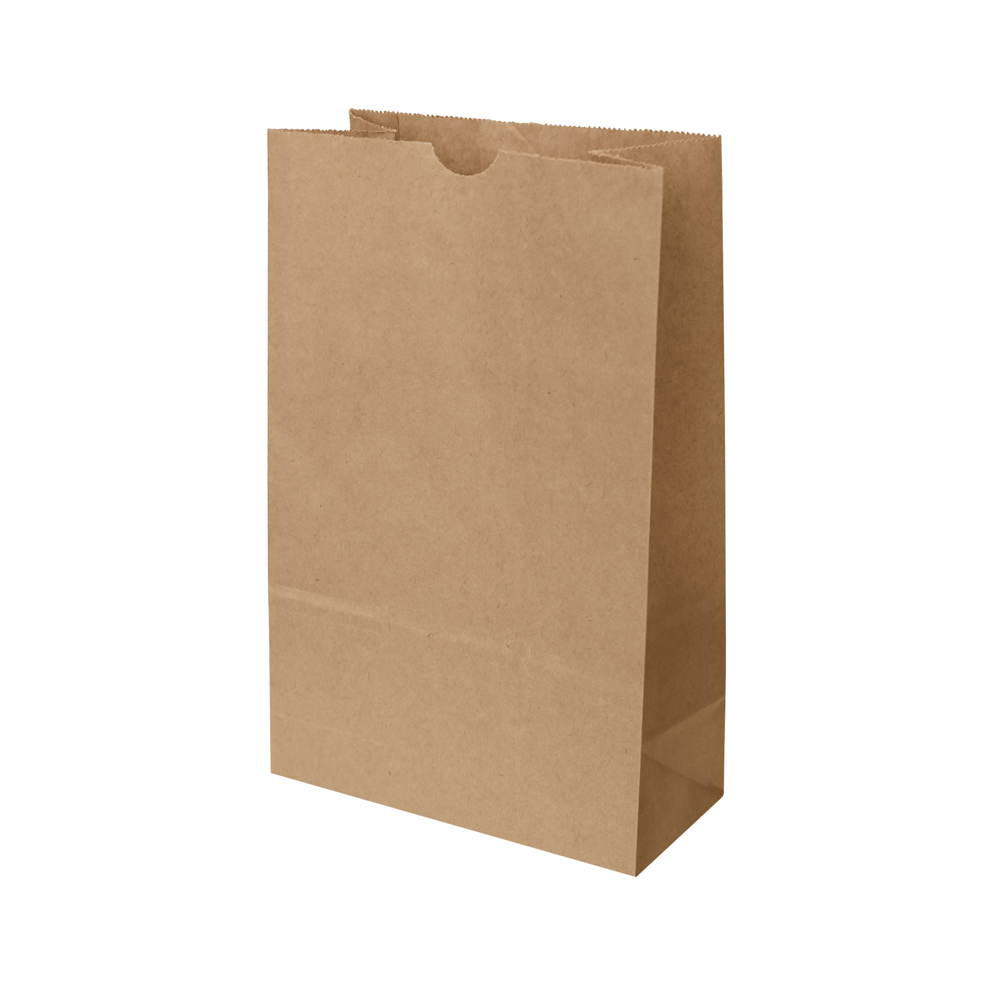 [400ct] 6.1"×3.75"×10.83" Kraft Paper Bag | Natural - Biocean by Danube BlueBiocean