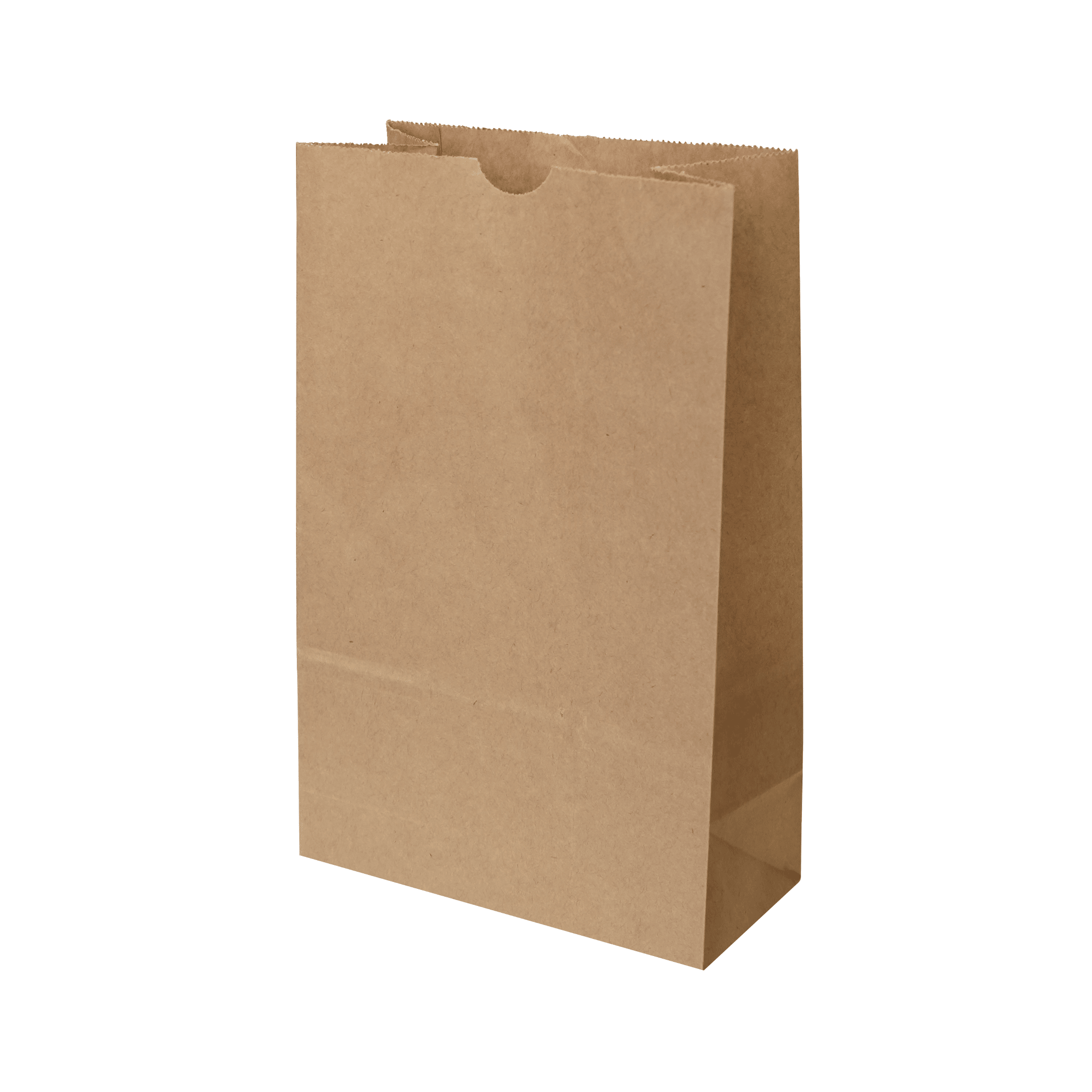 [400ct] 6.1"×3.75"×10.83" Kraft Paper Bag | Natural - Biocean by Danube BlueBiocean