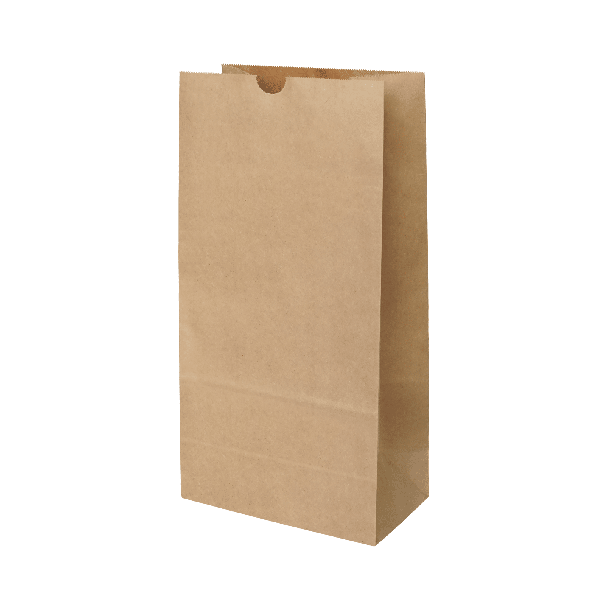 [400ct] 7.68"×4.73" ×15.55" Kraft Paper Customizable Bag | Natural - Biocean by Danube BlueBiocean