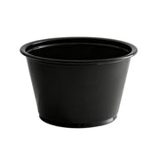 [2,500ct] 4 oz PP Plastic Portion Cups | Black